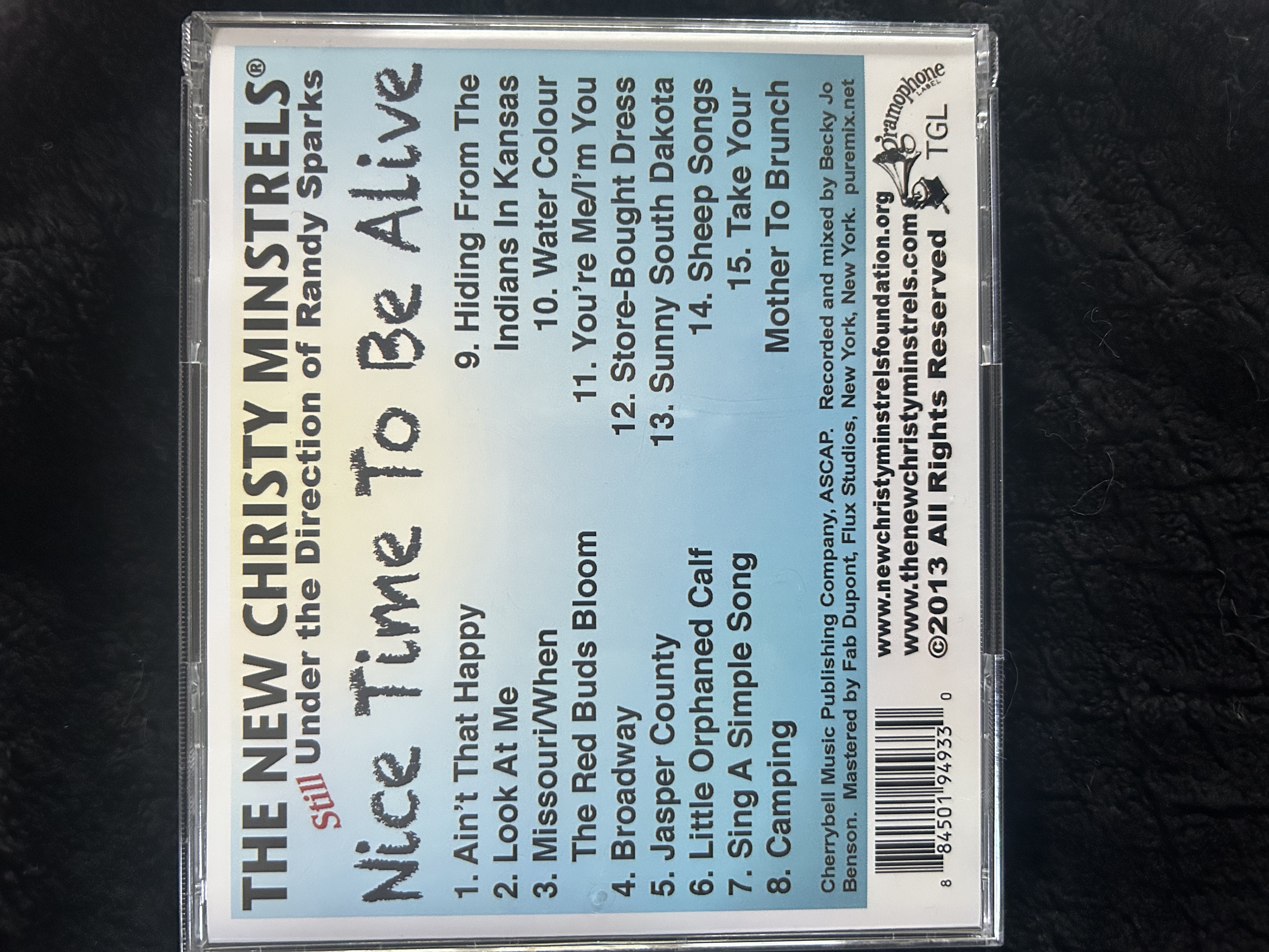 Nice Time To Be Alive — Back Cover